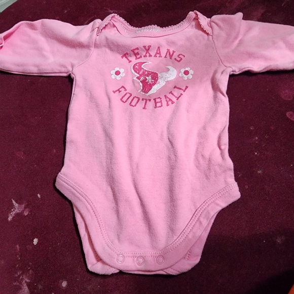 TEXANS (NFL) BABY GIRL 👶 Onesie - Picture 3 of 6